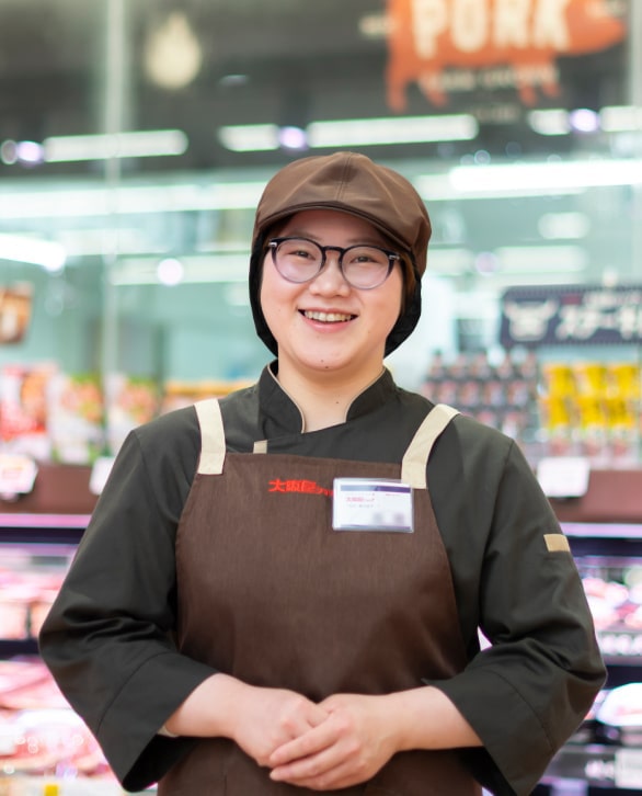 精肉部門 チーフ  Tさん